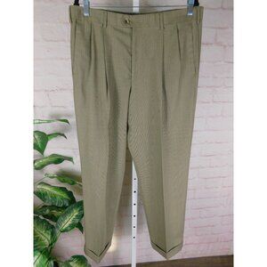 Dockers Wool Blend Relaxed Pleat Pants 36x30 Classic Menswear